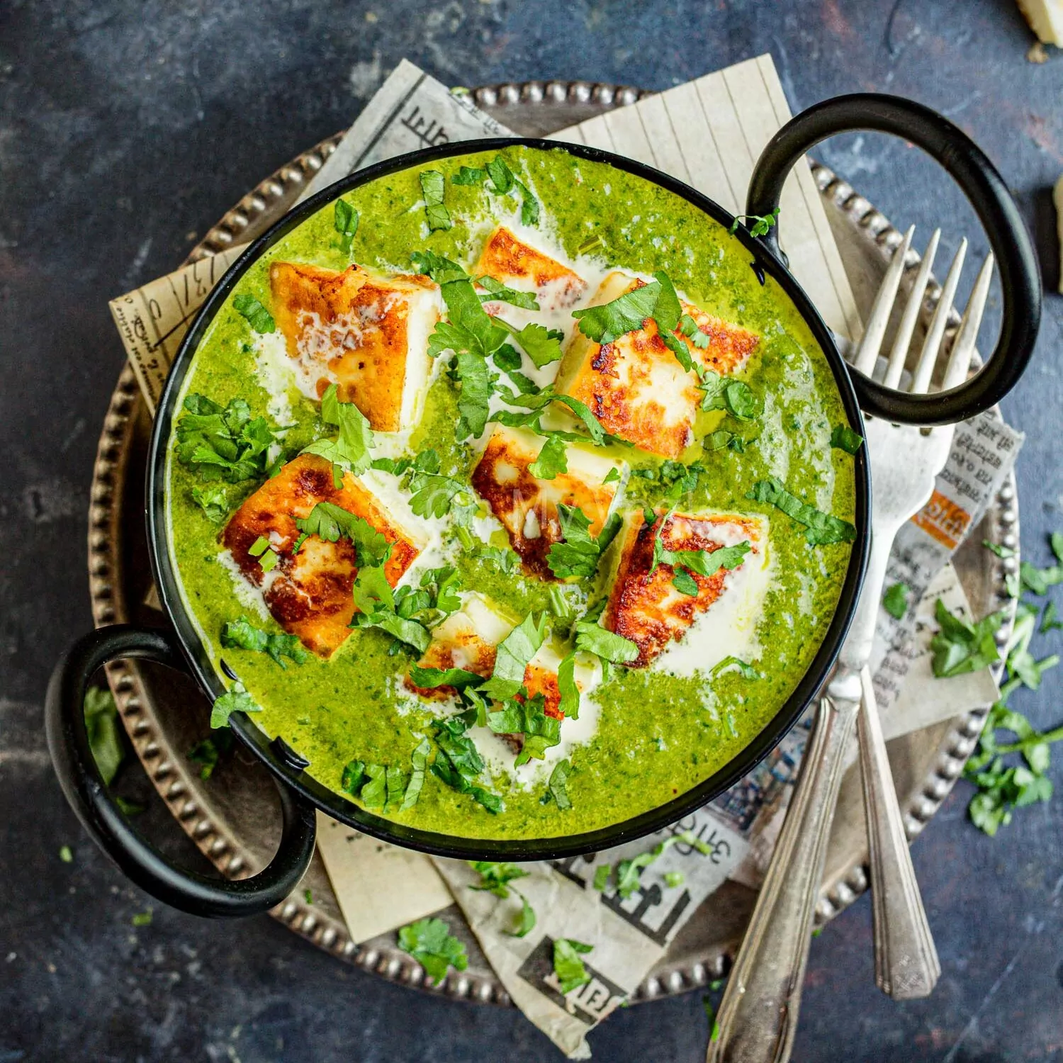 Palak Paneer Dhaba Style Curry