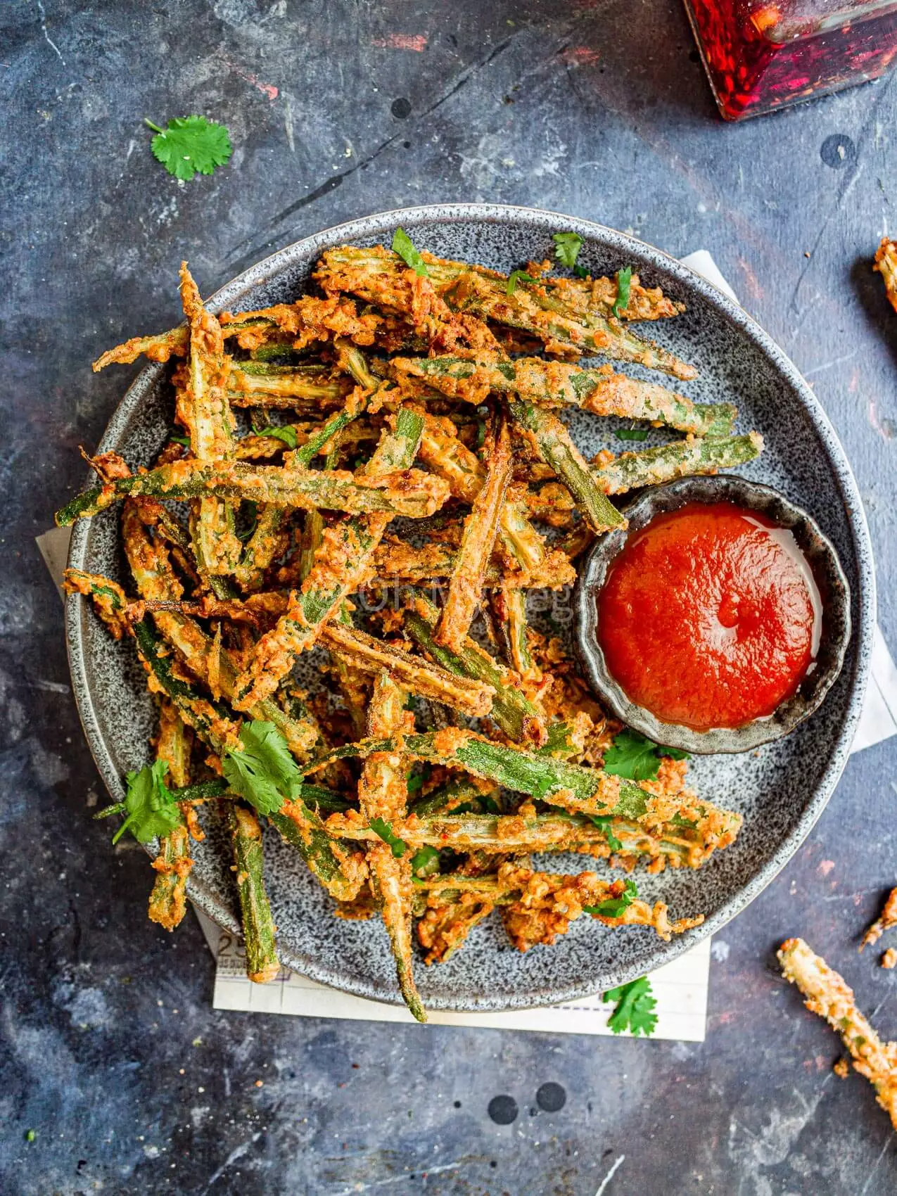 Kurkuri Bhindi - Crispy Vegan Okra Fries