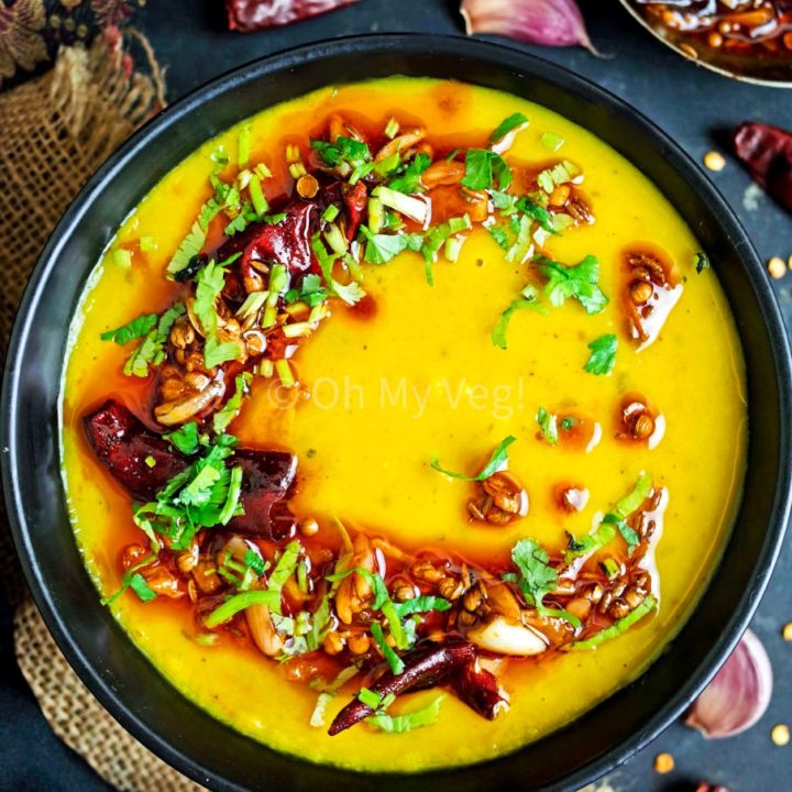 Dal Tadka - Indian Lentils with a Spicy Tempering