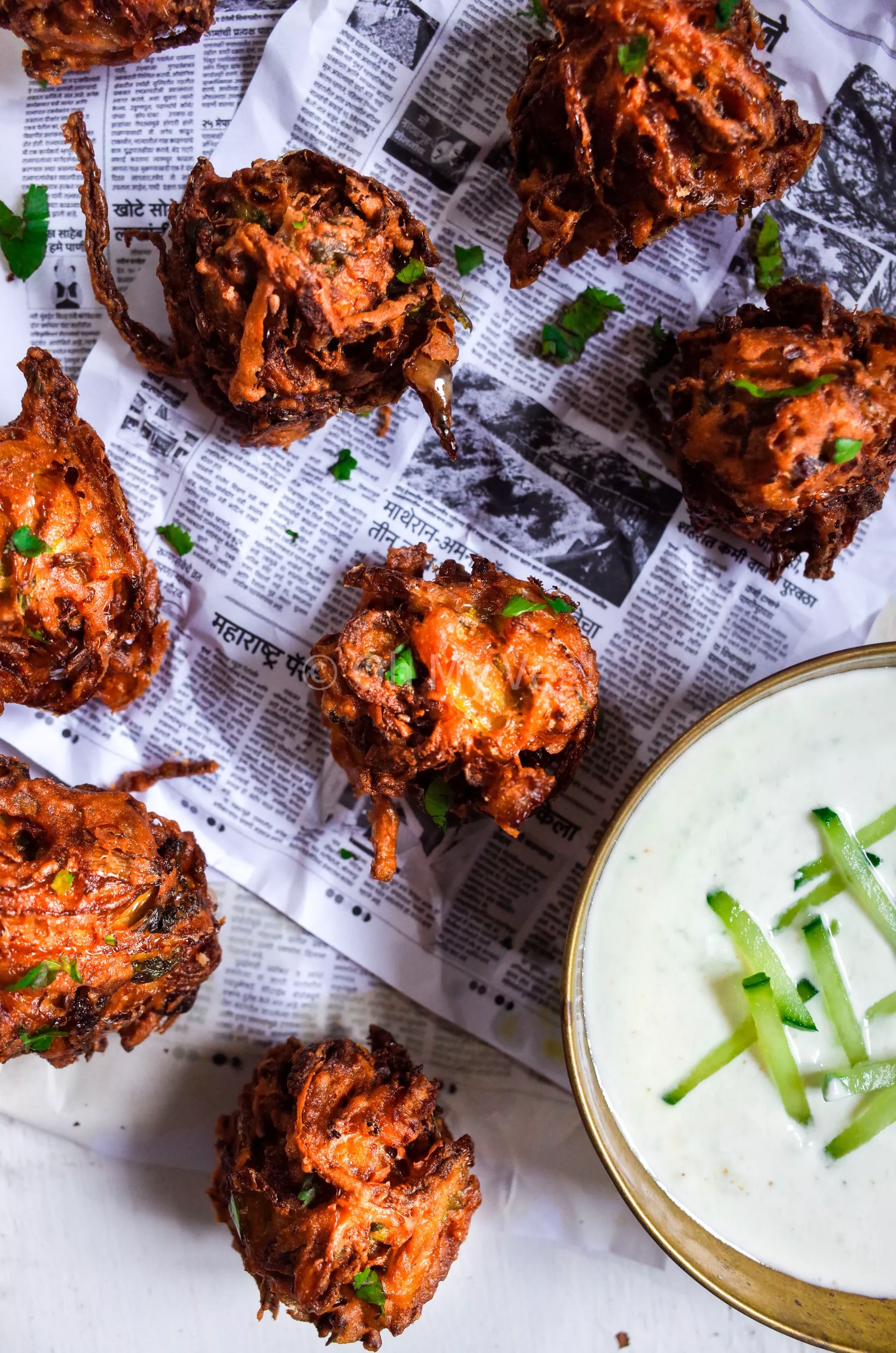 Onion Bhaji Better than Indian Takeaway Vegan Gluten Free Oh My Veg 