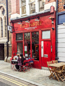 Facade of Fatt Pundit in covent garden, London