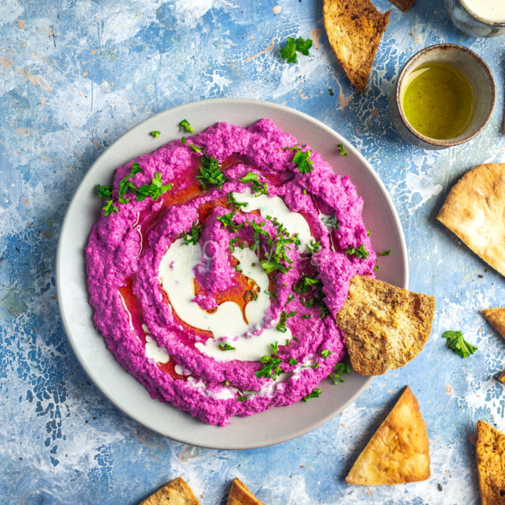 Quick and Easy Beetroot Hummus