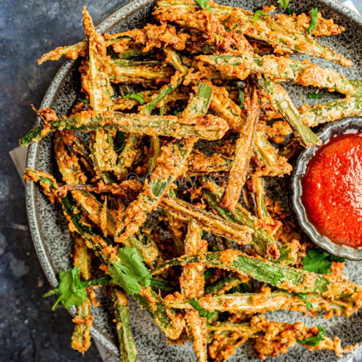 Kurkuri Bhindi - Crispy Vegan Okra Fries