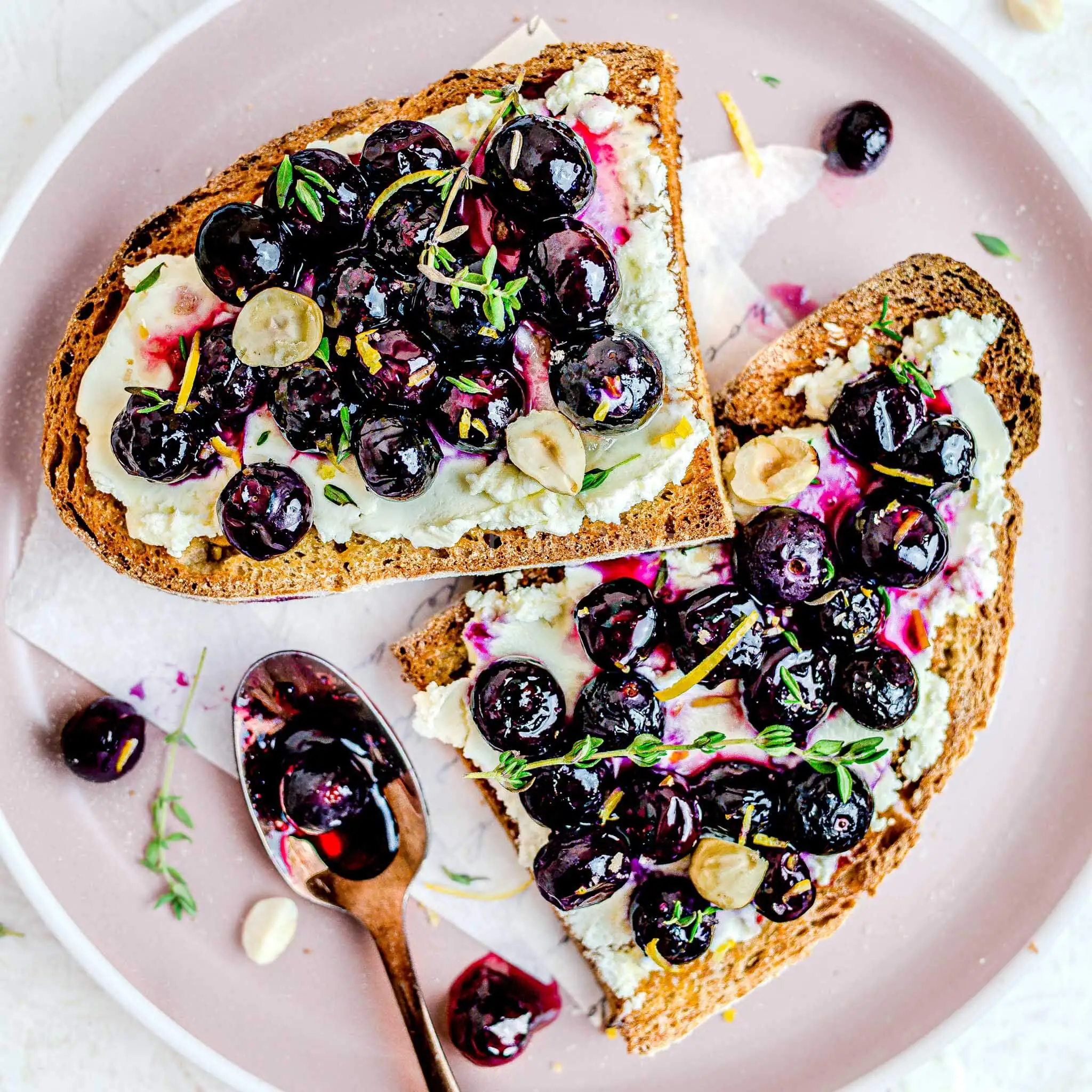 Blueberry Toast