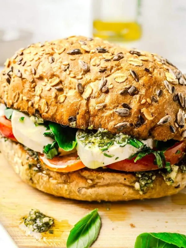 Pesto Caprese Sandwich