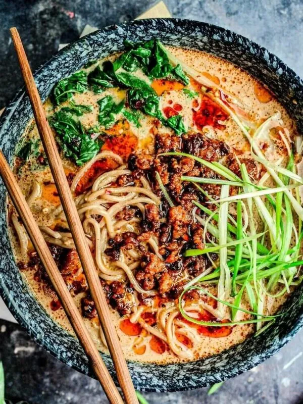 Vegan Tantanmen Ramen (Tan Tan Ramen)