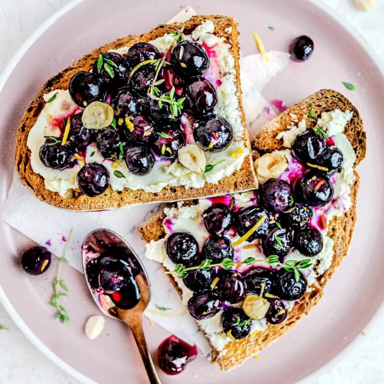 Blueberry Toast