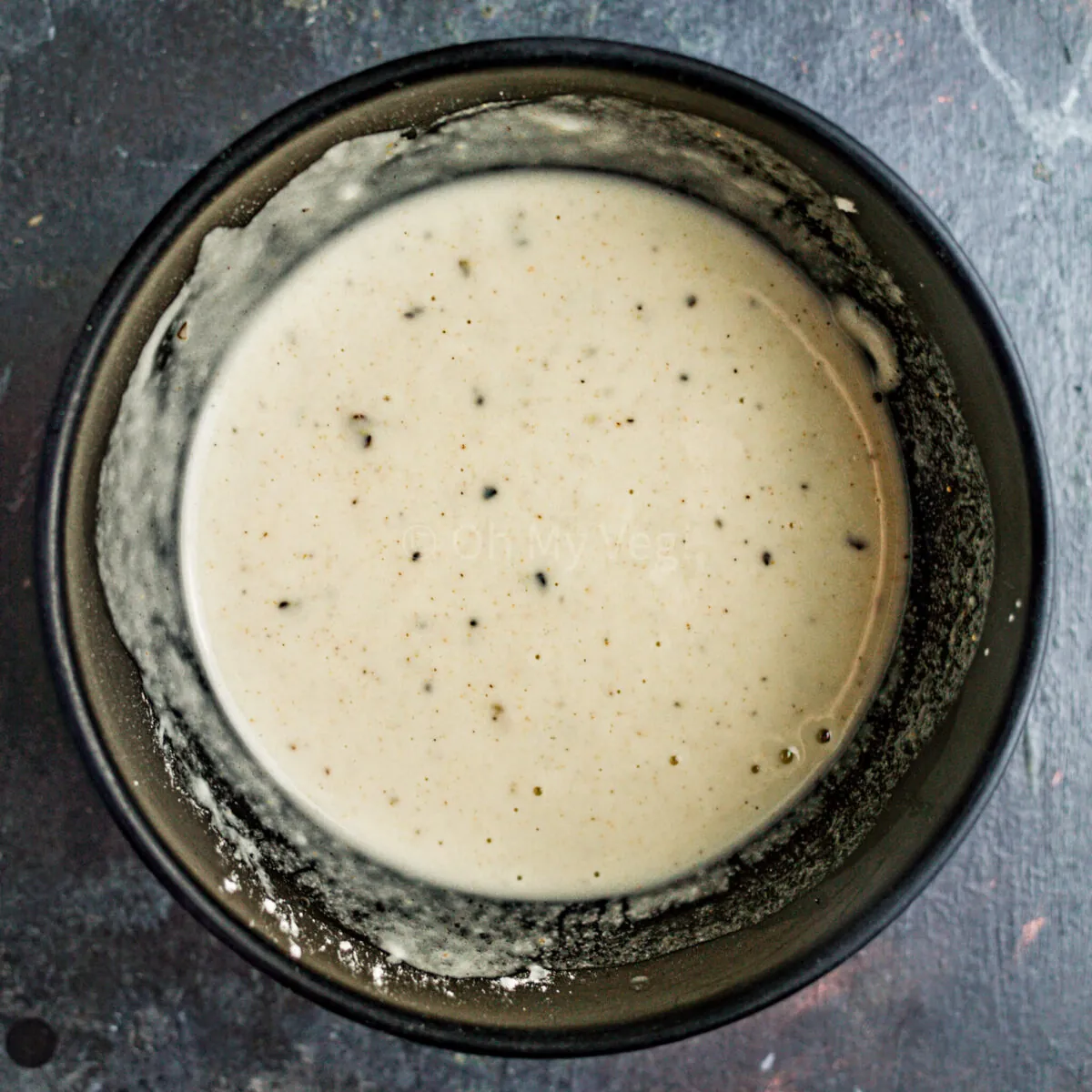 Batter in a bowl.