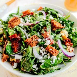 Spinach and Arugula Salad